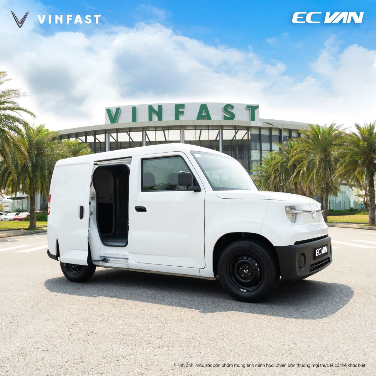 Thiết kế phía trước VinFast EC Van