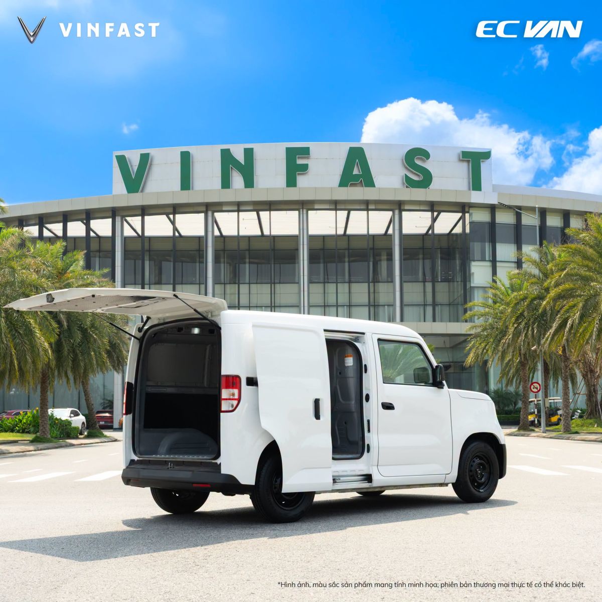 Thiết kế đuôi xe VinFast EC Van