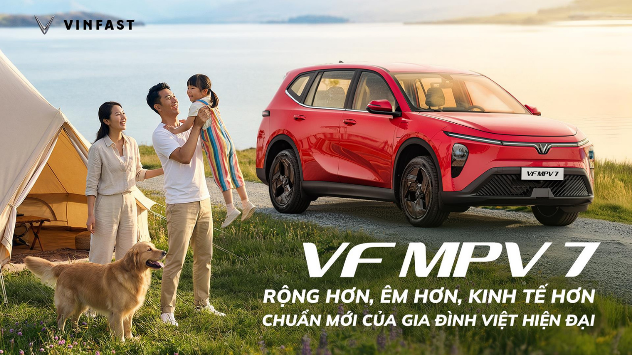 VinFast VF MPV 7 – xe điện 7 chỗ dành cho gia đình