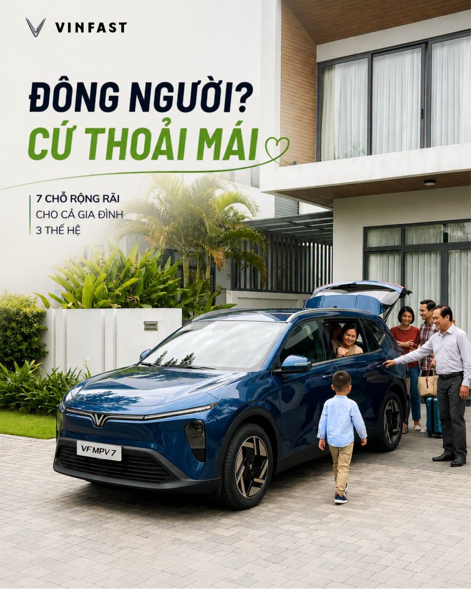 VinFast VF MPV 7 trong bộ ảnh giới thiệu sản phẩm