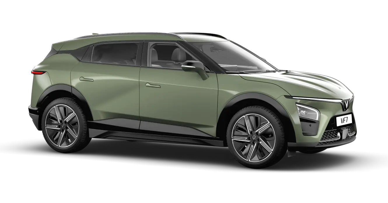 VinFast VF 7 màu xanh lá nhạt