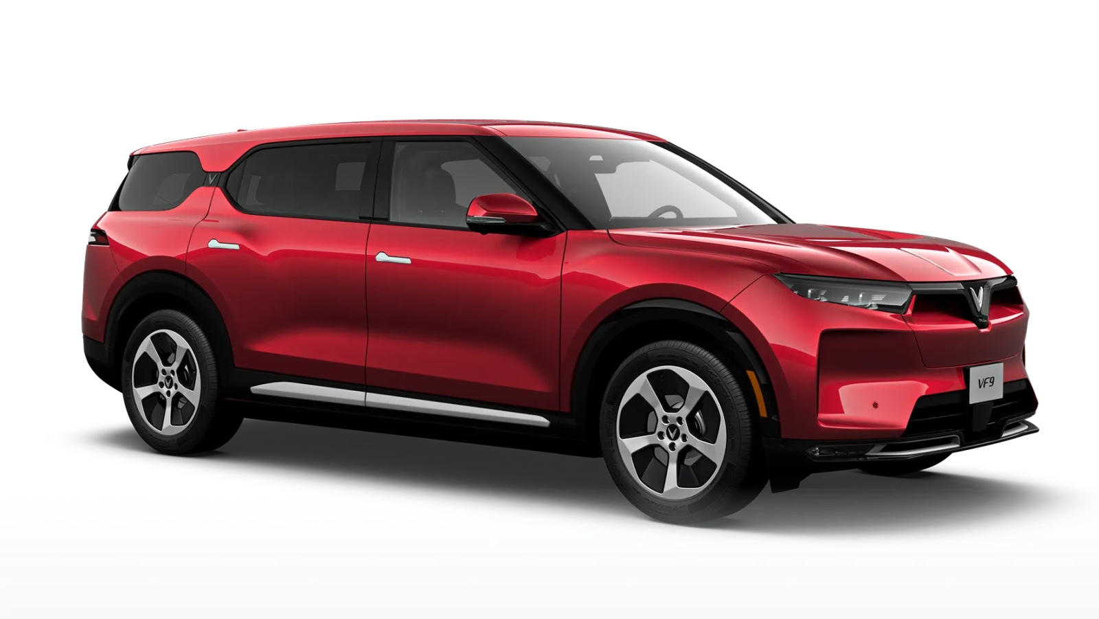 VinFast VF 9 màu đỏ Crimson Red